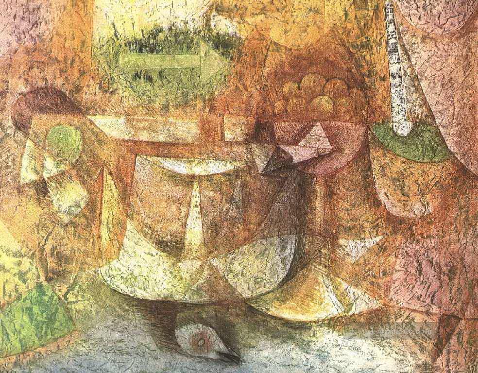Stillleben mit Taube Paul Klee Ölgemälde